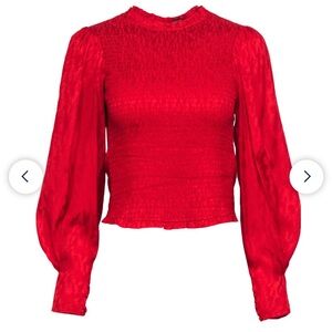 Maje Red long sleeve Top